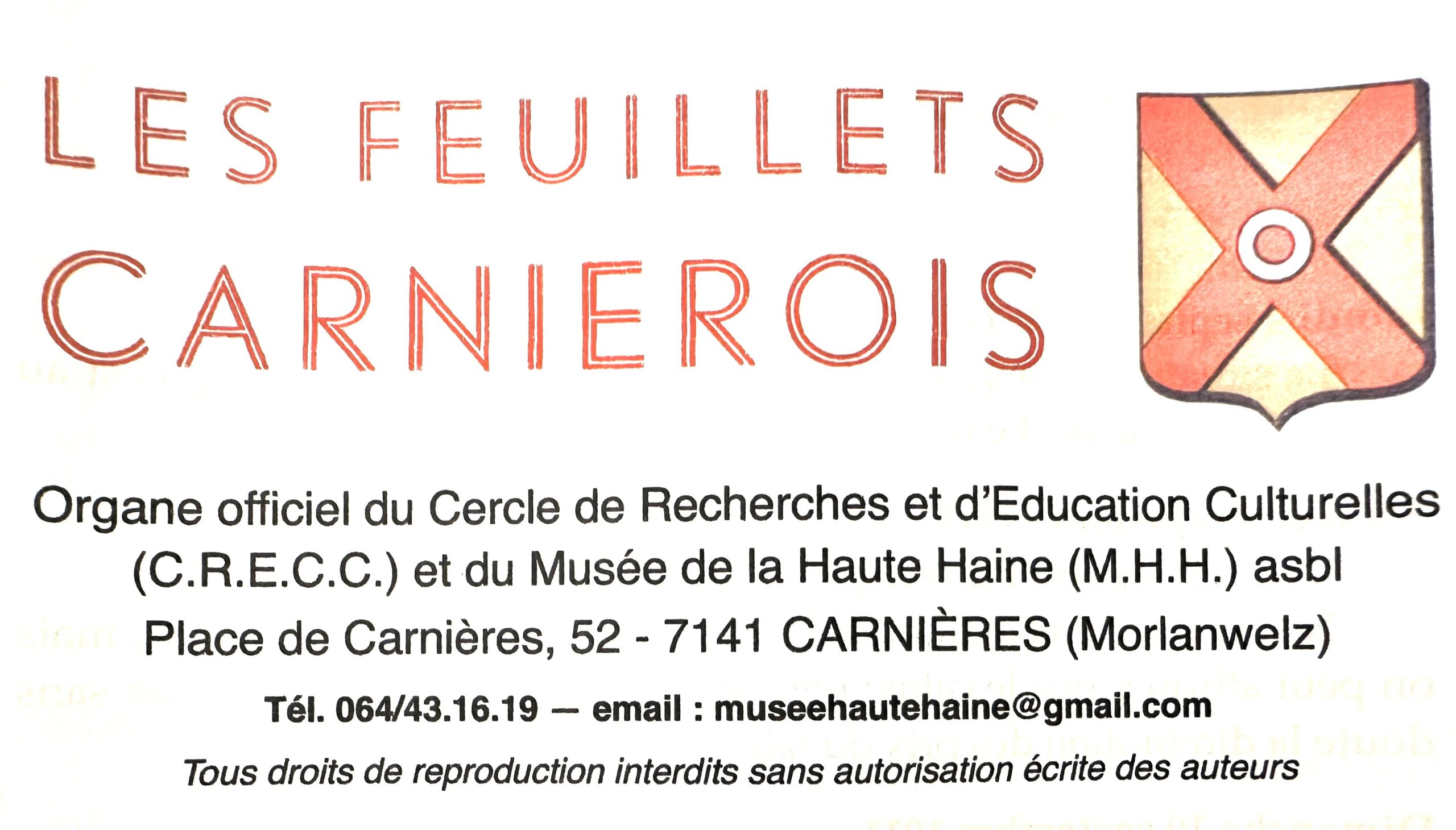 les feuillets carniérois