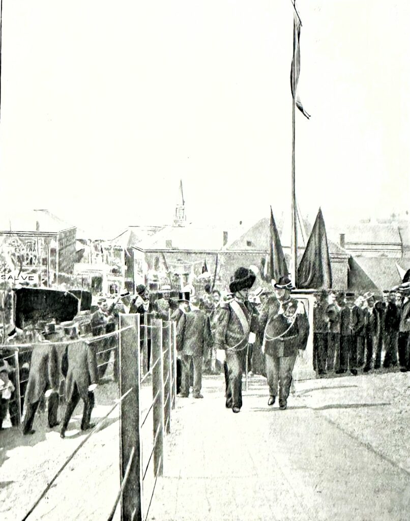 inauguration de la ligne vicinale entre Mariemont et Chapelle