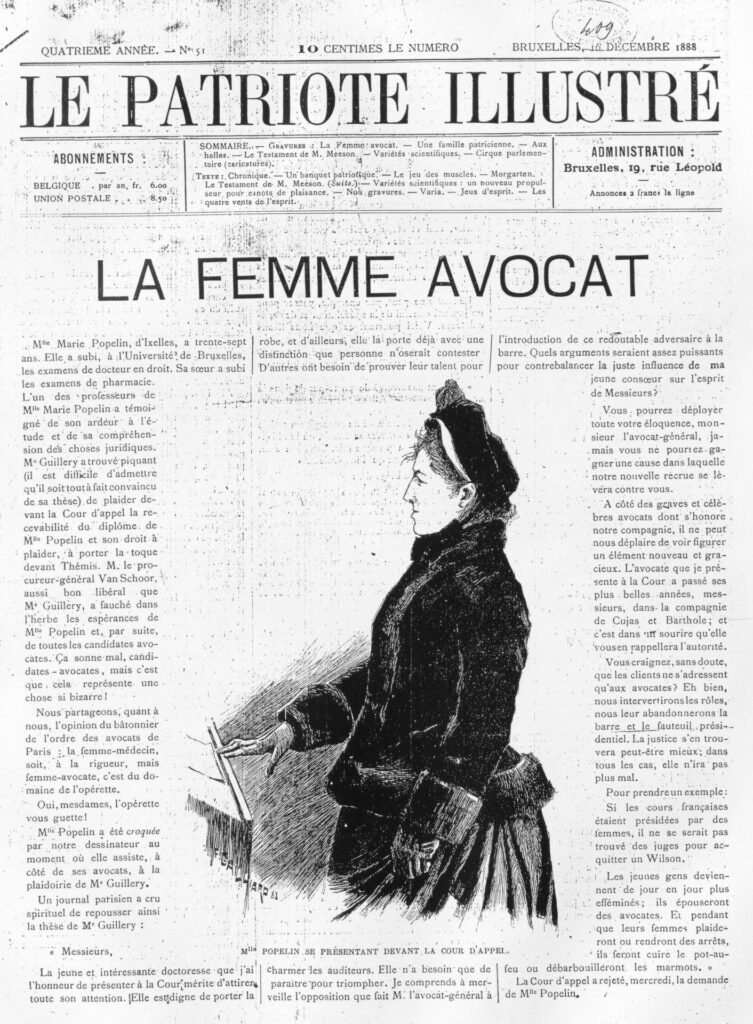 Archive de l'état. L'Affaire de la "Femme Avocat".