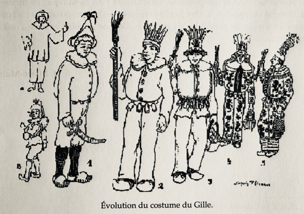 évolution du costume de gilles