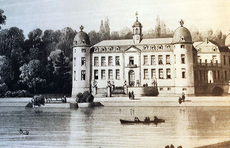 Beloeil. Le château avant l'incendie de décembre 1900.