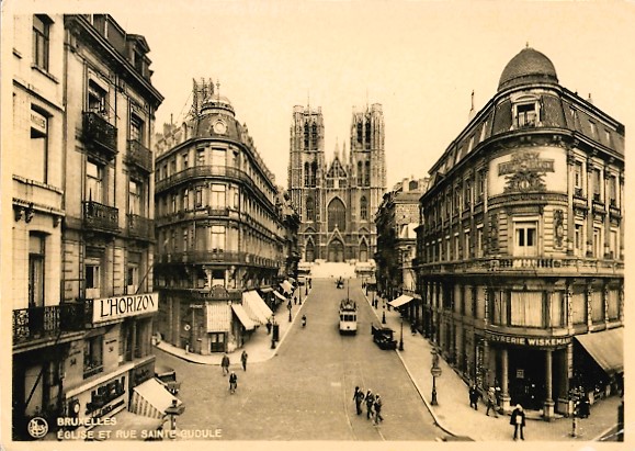 Bruxelles Sainte Gudule et le quartier