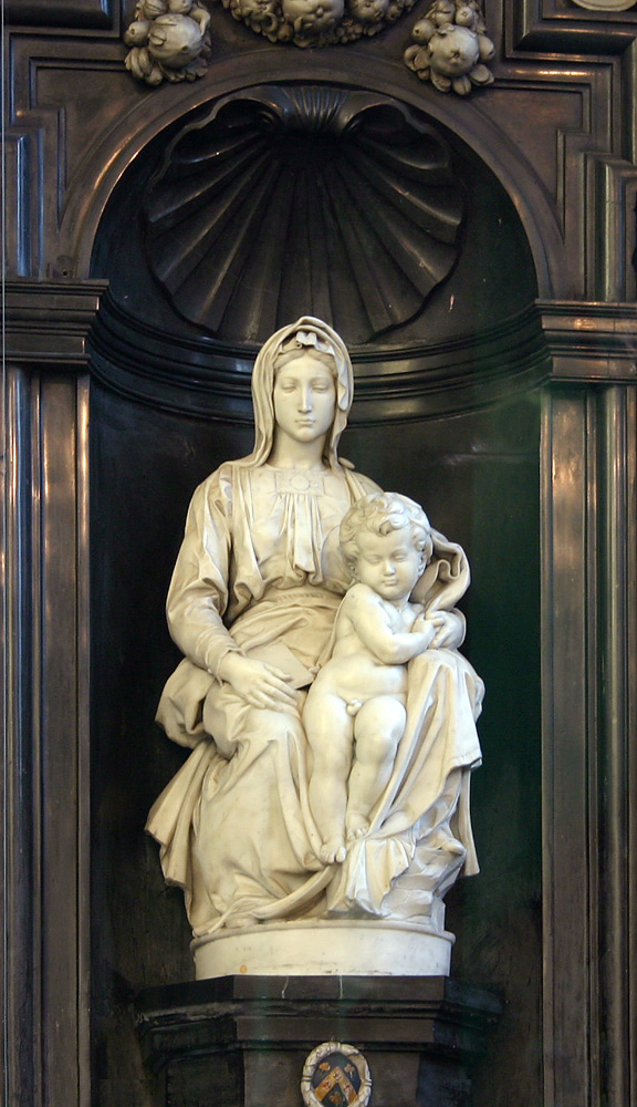 Brugges la Madonne de Michelangelo source Wikimedia Commons